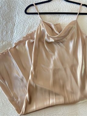 bebe Satin Slip Dress